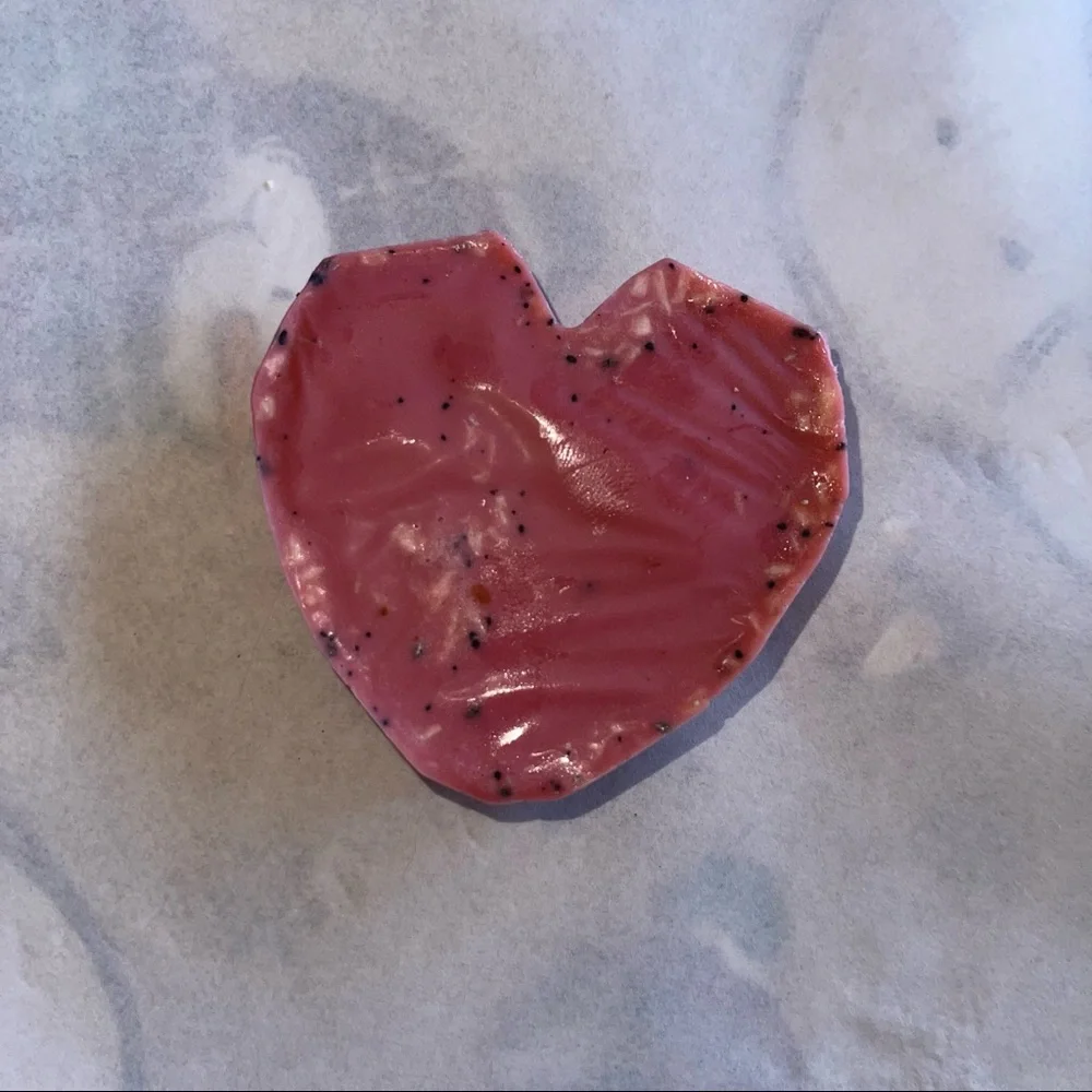 VintageBitch Gifts - Strawberry Champagne Organic Oatmeal Soap - (Hot Pink)